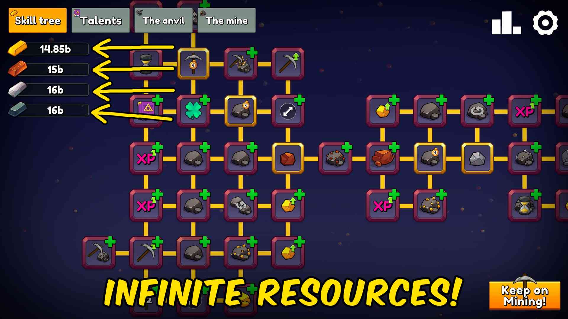 Keep on Mining! — Resource Manager (screenshot 2)